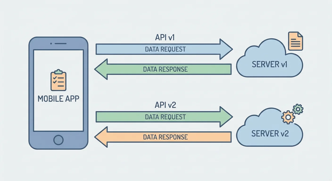 การเวอร์ชัน API สำหรับแอปมือถือ: พัฒนา endpoint อย่างปลอดภัย | AppMaster
