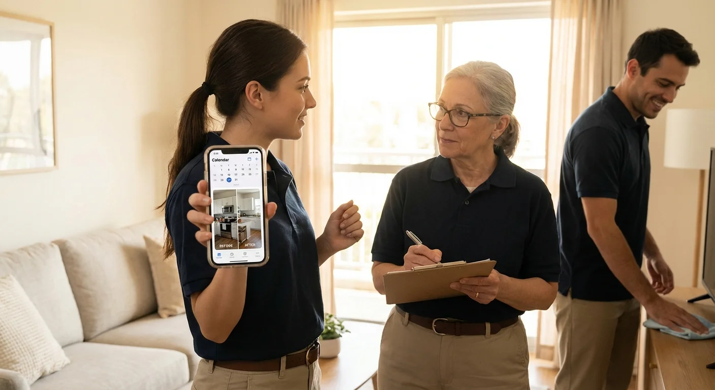 Application de planning de ménage : calendrier, affectations, preuve ...