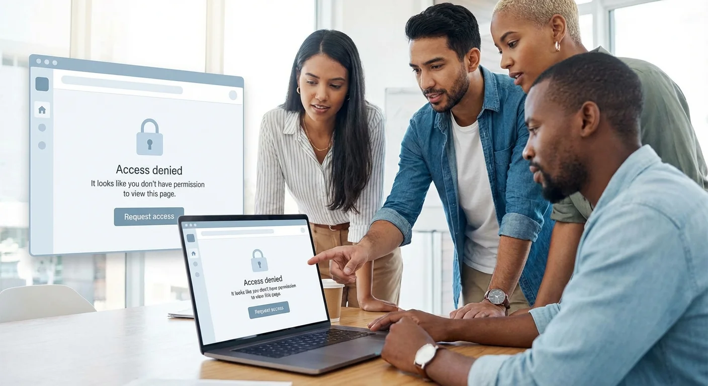 Access denied UX patterns that reduce support tickets | AppMaster