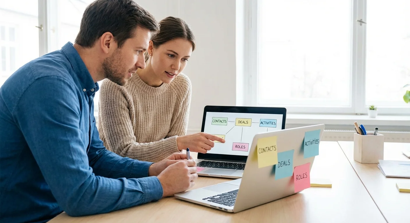 Master Basit Küçük ekipler için basit kalan hafif CRM şeması | AppMaster