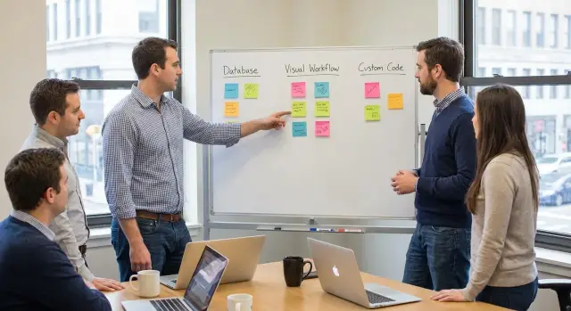 Stored procedures vs visual workflows: where logic should live