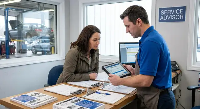 受付を一元化する修理工場の見積ワークフロー