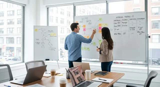 Progettare la matrice di approvazione prima della UI: mappa le regole prima degli schermi