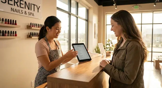 Nail salon membership tracker for packages, visits, renewals