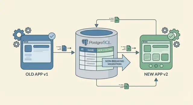 Zero-downtime schema changes: additive migrations that stay safe