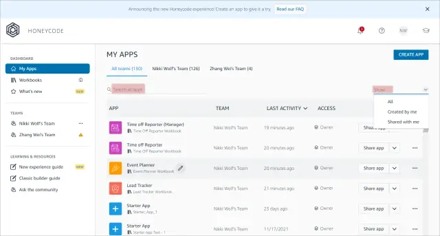 Alternatywy dla Honeycode