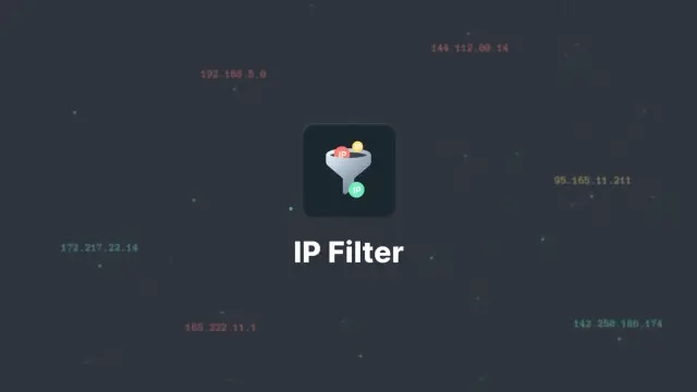 IP Filter Module: IP Adress Filtering
