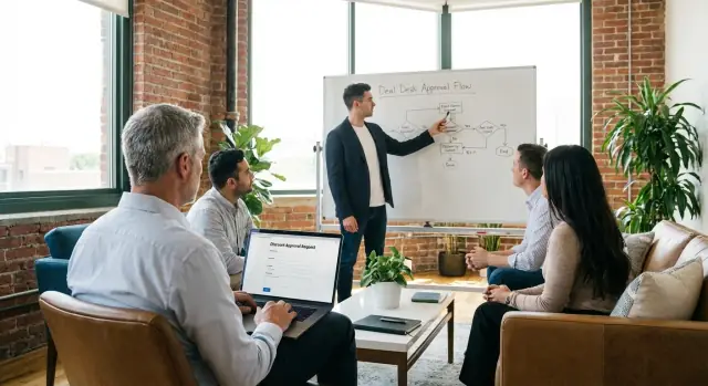 Deal desk app for discount approvals that sales teams trust