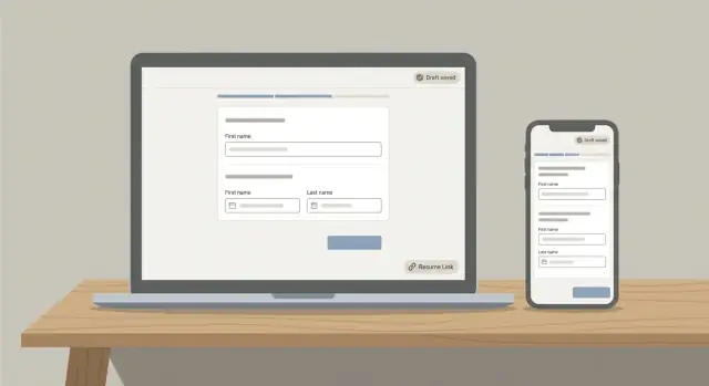 Save-and-resume multi-step wizard patterns that cut drop-off