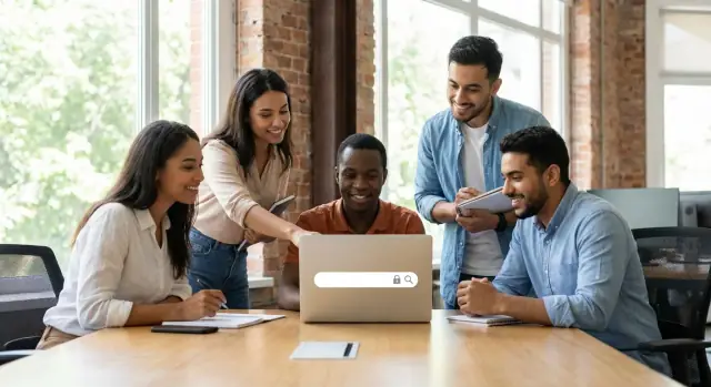 Permission-aware global search design without data leaks