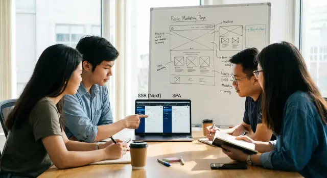 认证仪表盘中的 SSR 与 SPA：Nuxt、缓存与 SEO 的抉择