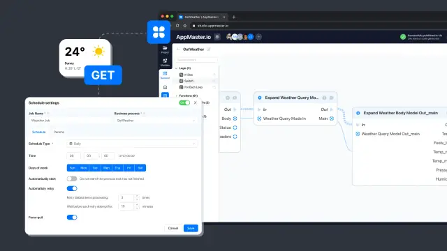 Using the Task Scheduler in AppMaster