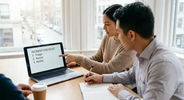 Incident runbook for no-code apps: detect, triage, recover