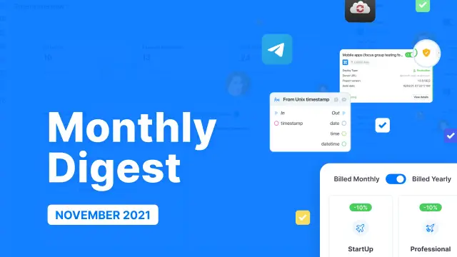 AppMaster.io no-code platform updates | November 2021