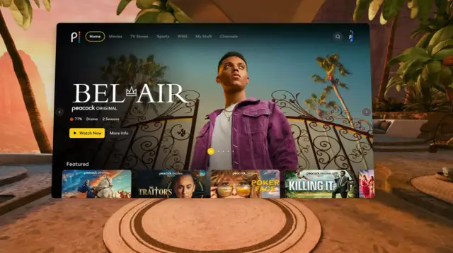 Meta Quest's VR Headsets Now Support NBC's Peacock Streaming Platform Offering Over 90,000 Hours of Virtual Content