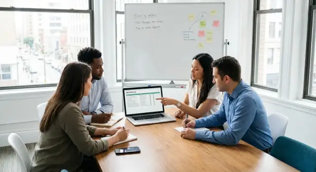 Team decision log app for clear, searchable project choices