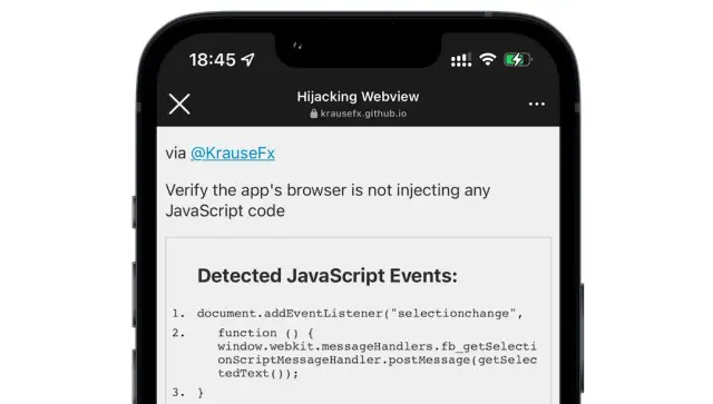 InAppBrowser: A Tool to Uncover Hidden JavaScript Injections in In-App Browsers