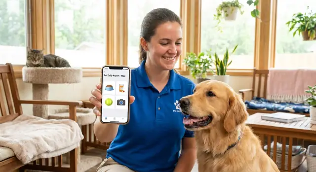 Pet daycare daily report card app owners will actually use