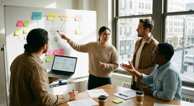 明確なアプリ設計のためのビジネスエンティティのライフサイクルマッピング