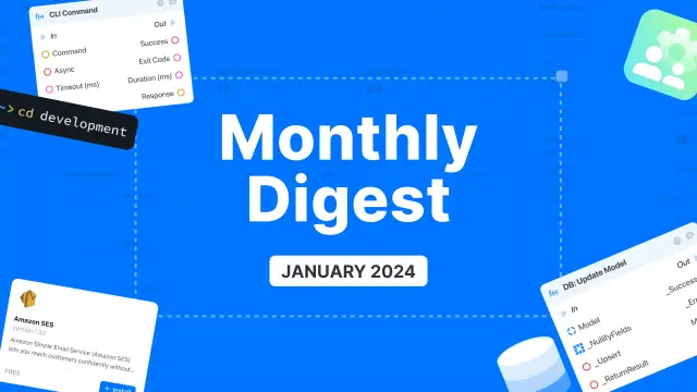 AppMaster No-Code Platform Updates | January 2024