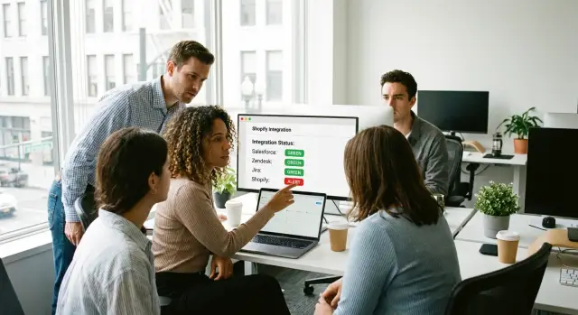 Integration health dashboard: spot broken connections early