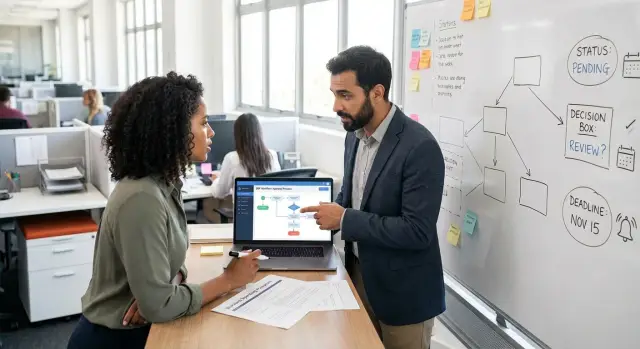 SOPをワークフローに変える：ステータス、意思決定、期限