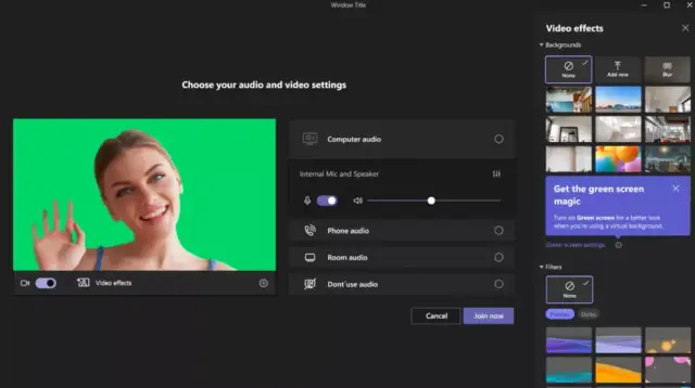 Microsoft Teams Gets a Green Screen Boost for Enhanced Virtual Backgrounds
