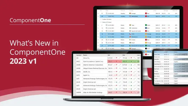 GrapeCity Announces ComponentOne 2023 v1 with New WinForms and WPF Features