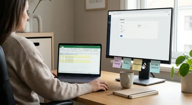 Zamień workflow z arkusza na aplikację: plan na weekend