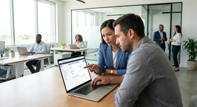 プロジェクト受け入れと人員要求アプリ：シンプルなフロー