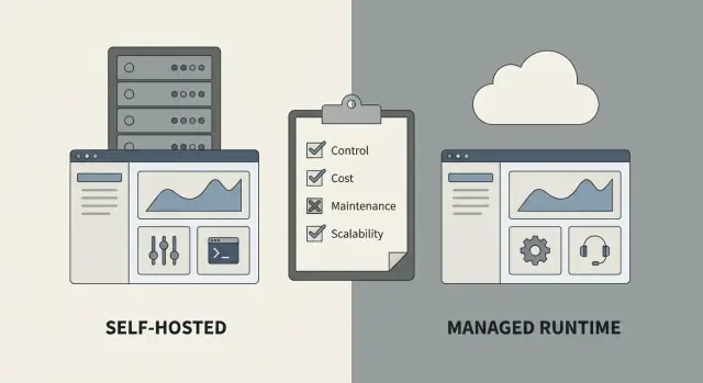 Eksport kodu źródłowego vs zarządzane wdrożenie w chmurze — lista kontrolna