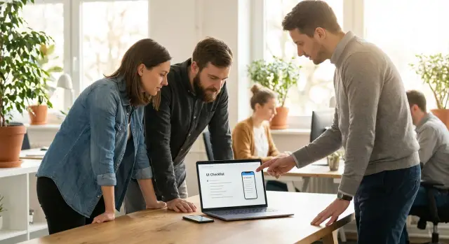 Cross-platform UI parity checklist for web and native apps