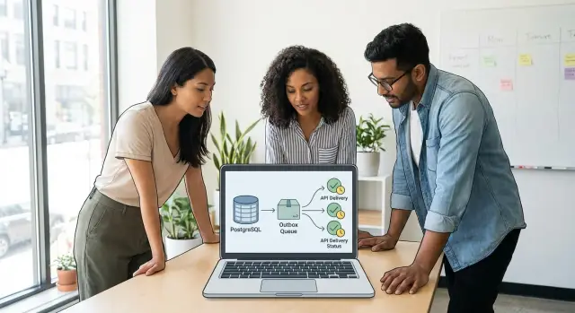 在 PostgreSQL 中用 outbox 模式实现可靠的 API 集成