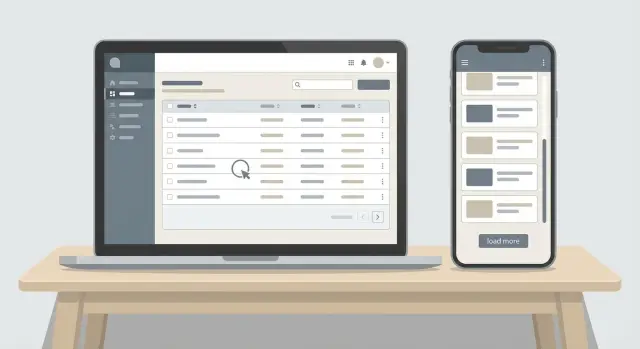 Cursor vs offset pagination for fast admin screen APIs
