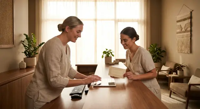 Spa gift card and service bundle manager for smoother checkout