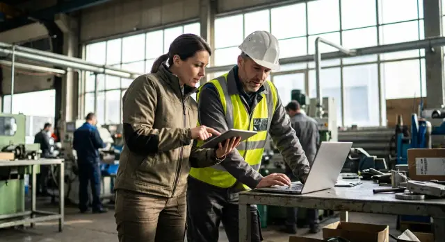 オフィスと現場チームのワークフロー向け保守引き継ぎアプリ