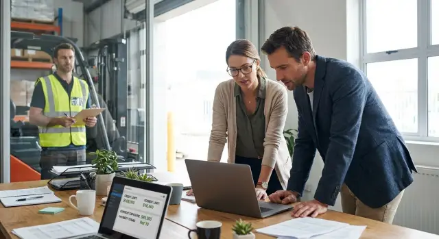 Credit limit gate for B2B orders and per-customer payment terms