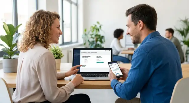 Warranty claim portal: registration to status updates